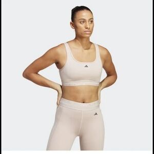 Adidas Women's Aeroreact Training Light-Support Techfit Bra Fits 34-36